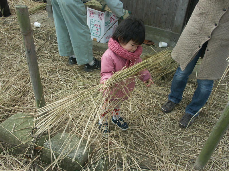 オーダー家具 小さな子もお手伝い