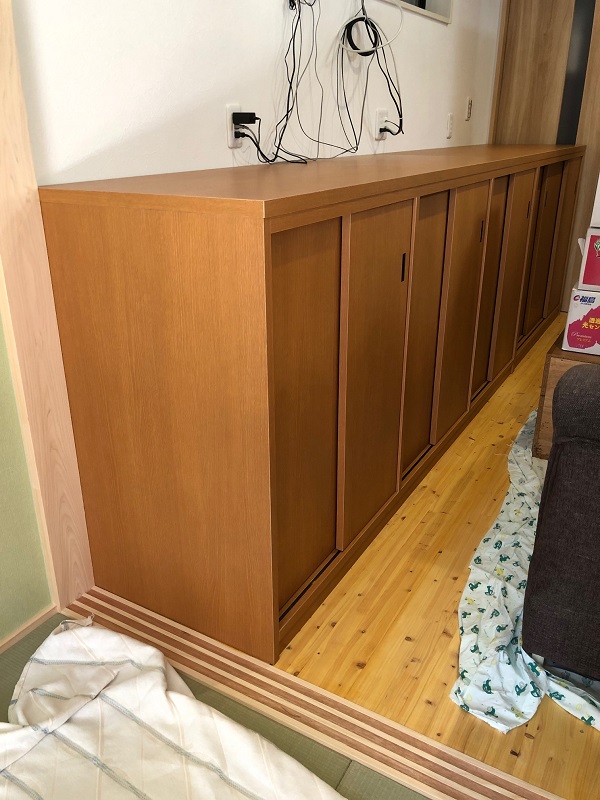 オーダーメイド　引戸収納